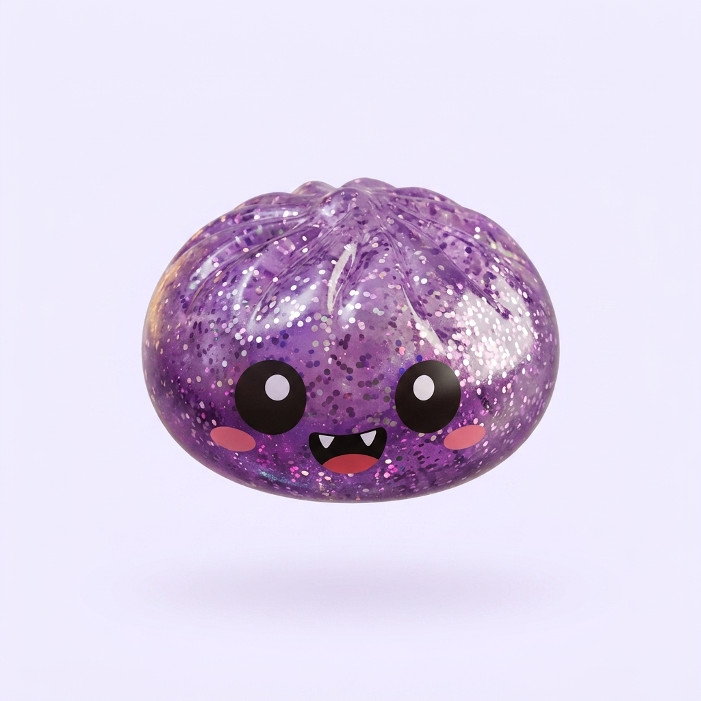 Squishy Dumpling Mystery Halloween Överraskningsbox — i klämmet, mjukt slow-rise-skum