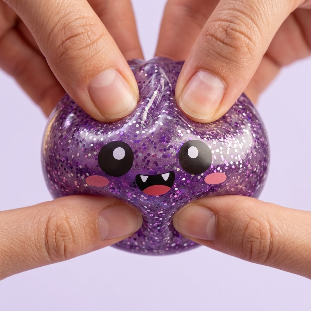 Squishy Dumpling Mystery Halloween Överraskningsbox — i klämmet, mjukt slow-rise-skum