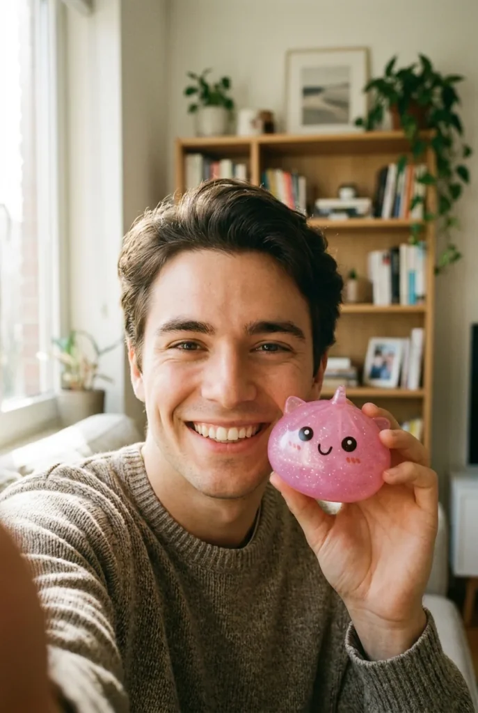 Dumpling Squishy Mystery Unicorn Mini i vardagen