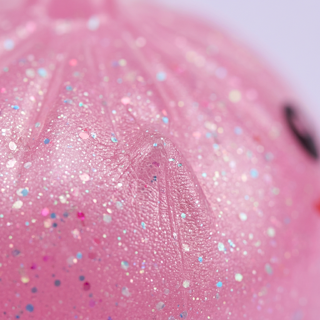Dumpling Squishy Mystery Unicorn Mini — närbild på strukturen