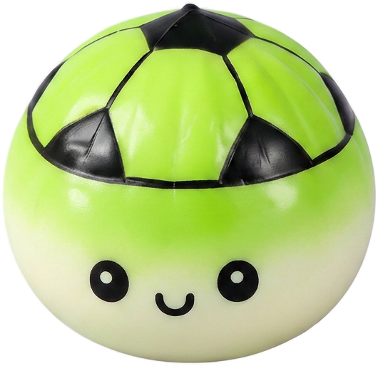 Mystery Dumpling Squishy Fotboll — i klämmet, mjukt slow-rise-skum