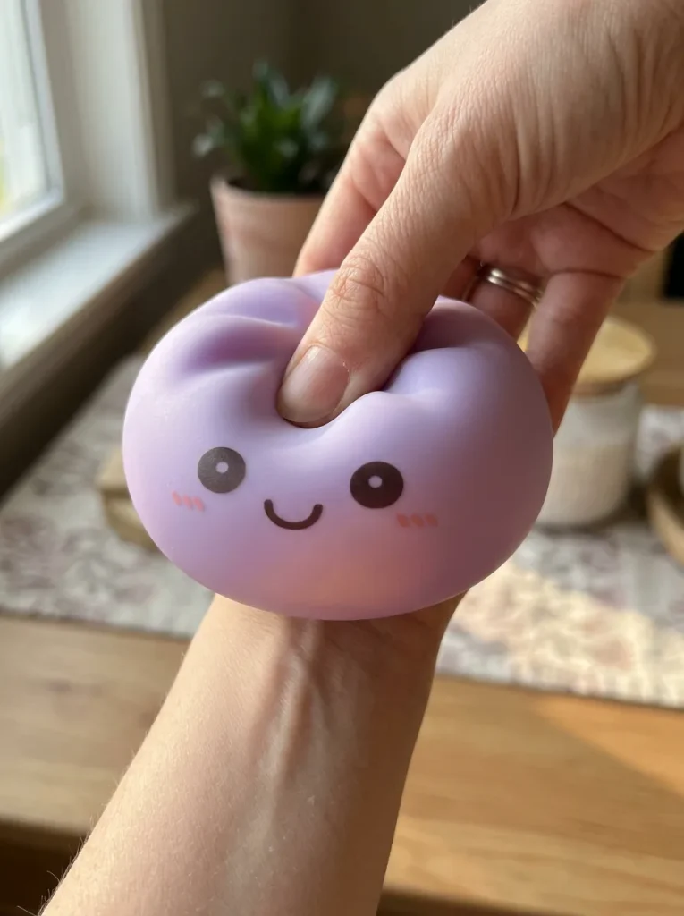 Mystery Squishy Dumpling Nattlampa mitt i klämmet