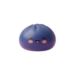 Dumpling Squishy Navy Blue Midnight — i klämmet, mjukt slow-rise-skum