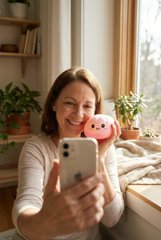 Pink Squishy Dumpling Mjuk Skönhet i vardagen