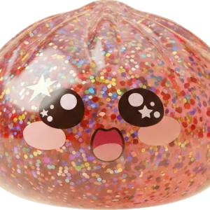 Galaxy Dumpling Squishy Rosa Kawaii — i klämmet, mjukt slow-rise-skum