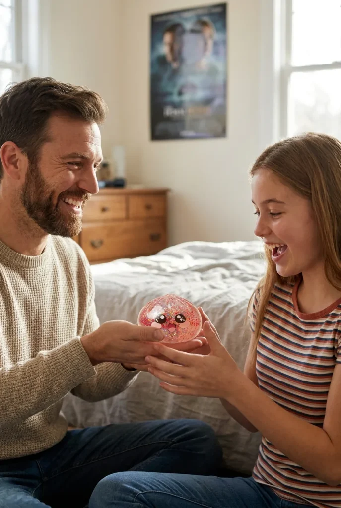 Galaxy Dumpling Squishy Rosa Kawaii som presenttips