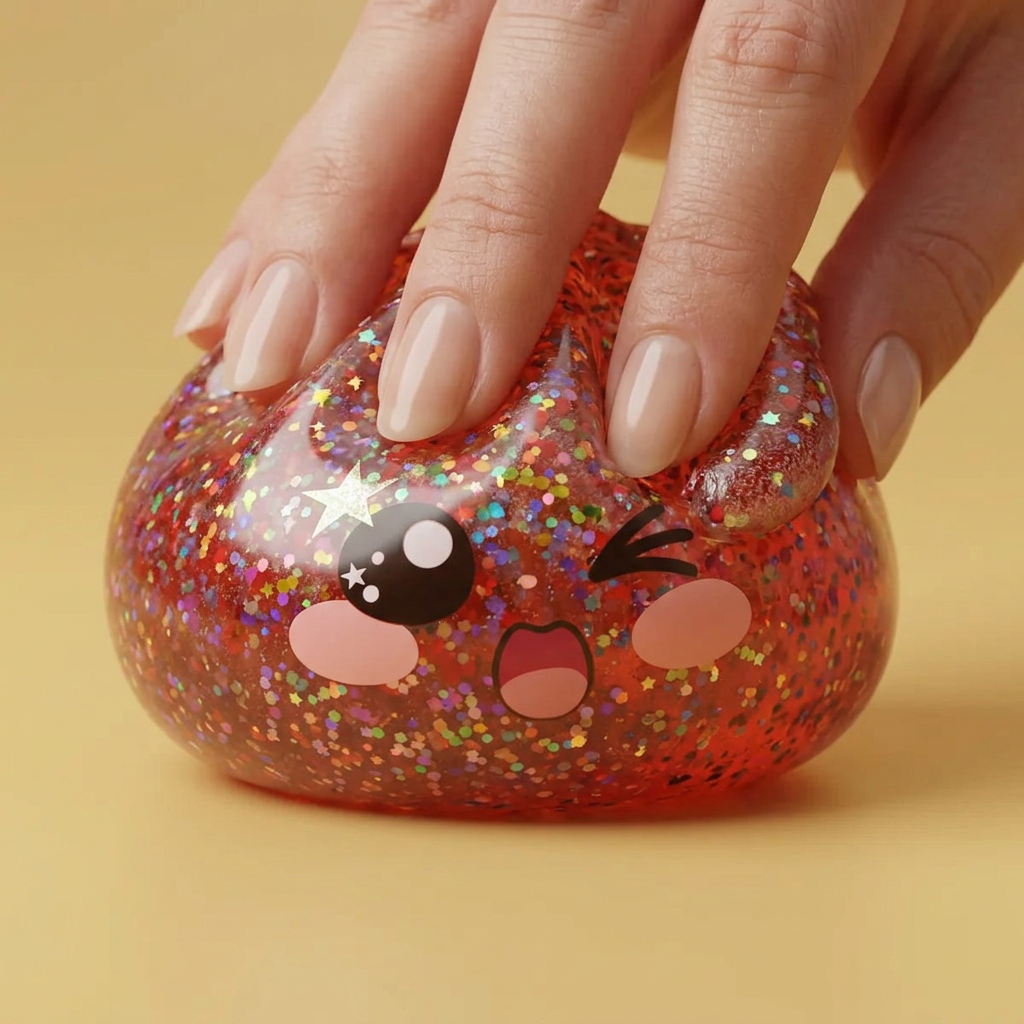 Galaxy Dumpling Squishy Rosa Kawaii — slow-rise-effekt, skummet återtar långsamt sin form