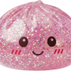 Glitter Dumpling Squishy Rosa Kawaii — i klämmet, mjukt slow-rise-skum