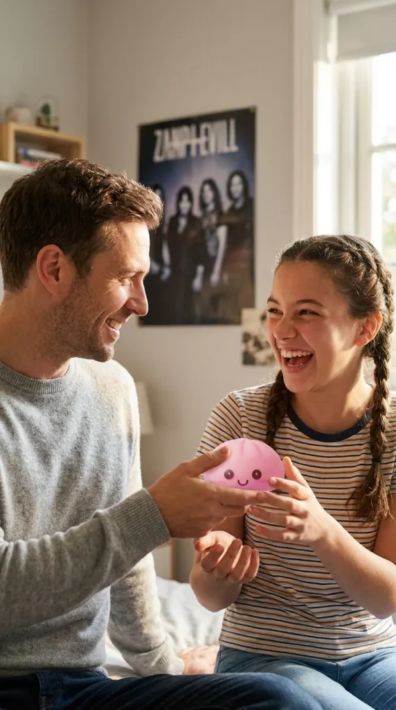 Dumpling Squishy Nattlampa Rosa som presenttips