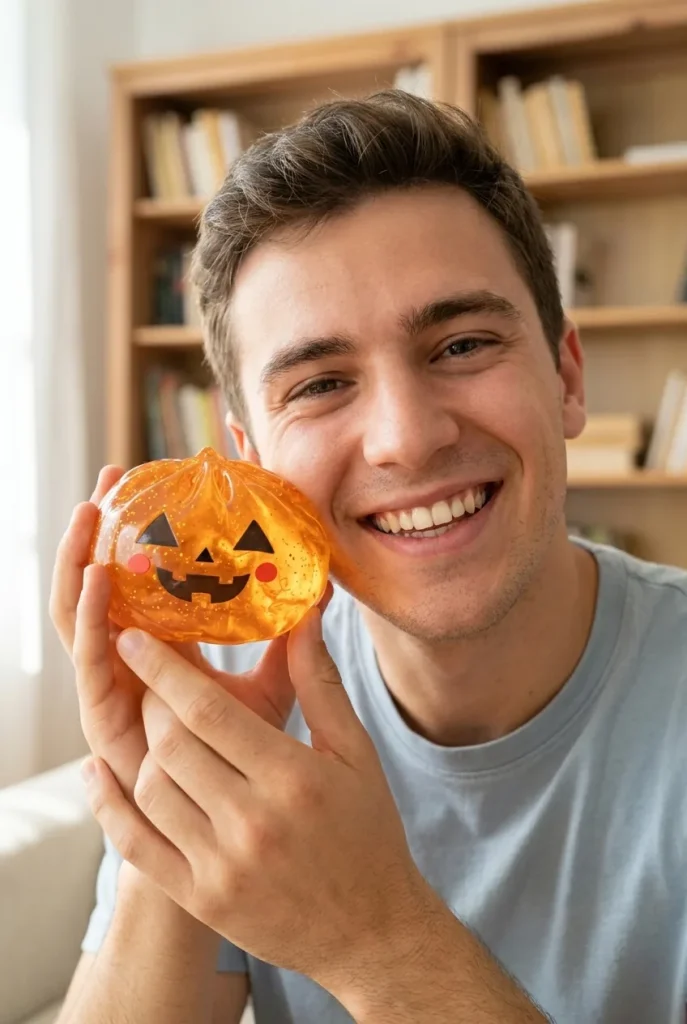 Pumpkin Halloween Dumpling Squishy Glöd i vardagen