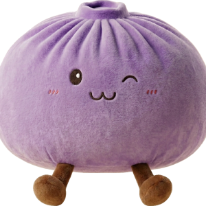 Dumpling Squishy Geant Lila XXL — i klämmet, mjukt slow-rise-skum