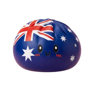 Flag Squishy Dumpling Australien — i klämmet, mjukt slow-rise-skum