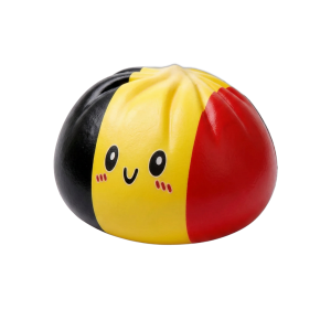 Squishy Dumpling Flag Belgien — i klämmet, mjukt slow-rise-skum
