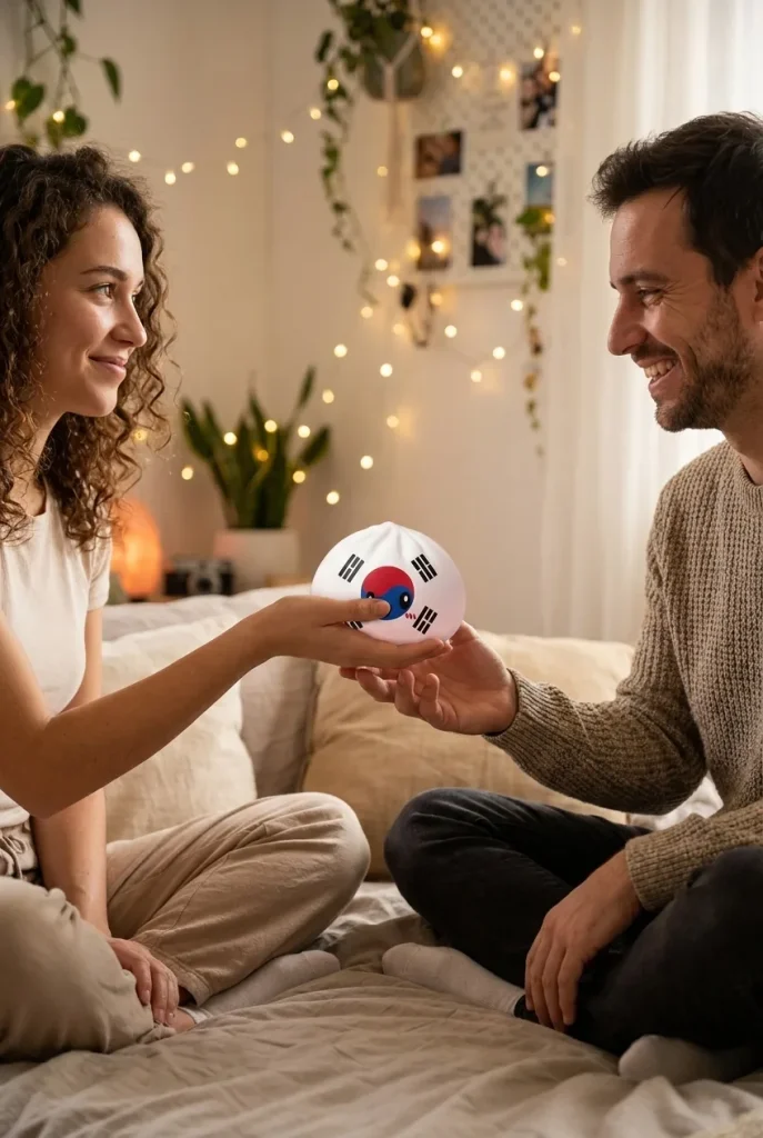 Flag Squishy Dumpling Sydkorea som presenttips
