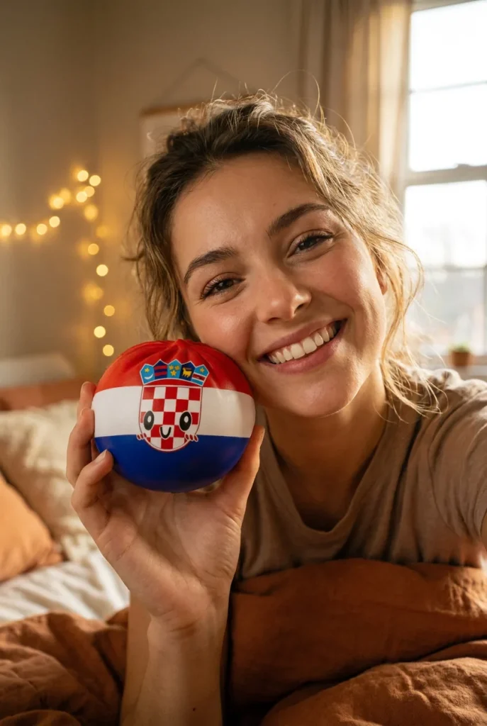 Flag Squishy Dumpling Kroatien i vardagen