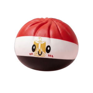 Flag Dumpling Squishy Egypten — i klämmet, mjukt slow-rise-skum