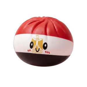 Flag Dumpling Squishy Egypten — i klämmet, mjukt slow-rise-skum