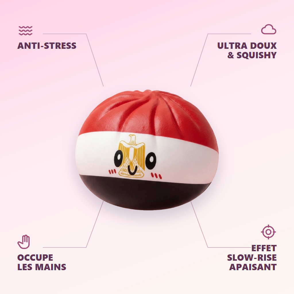 Flag Dumpling Squishy Egypten — dess fördelar