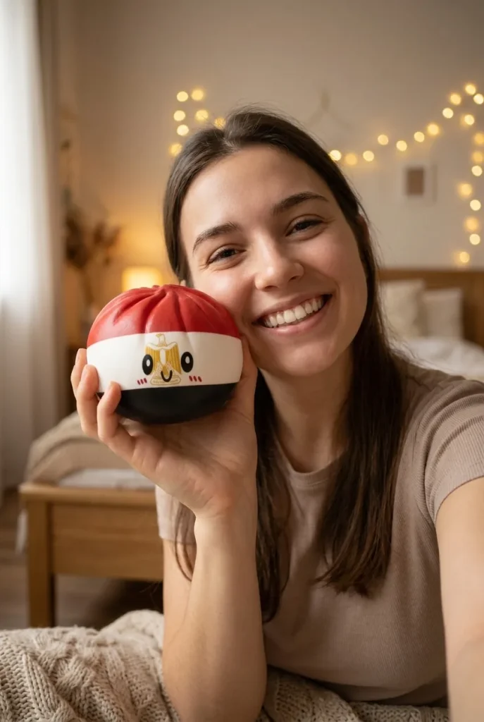 Flag Dumpling Squishy Egypten i vardagen