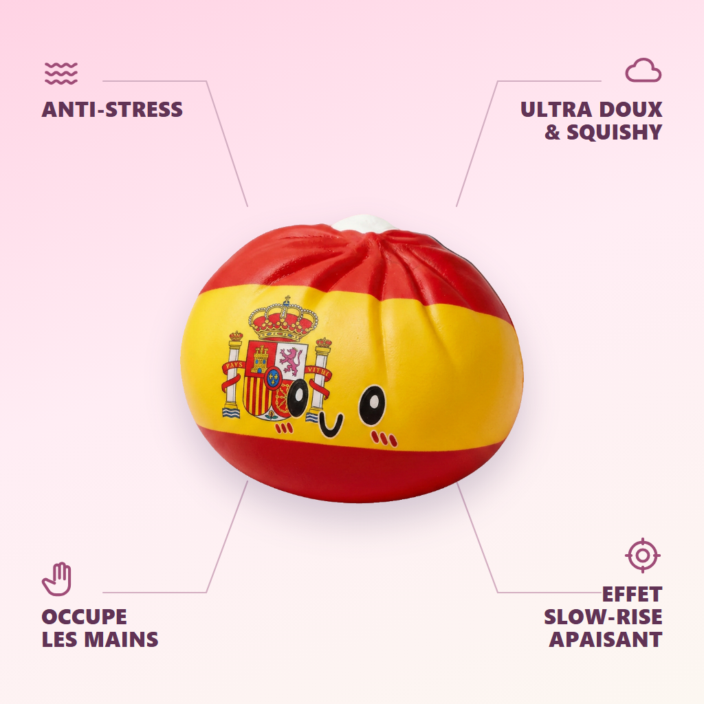 Squishy Flag Dumpling Spanien — dess fördelar