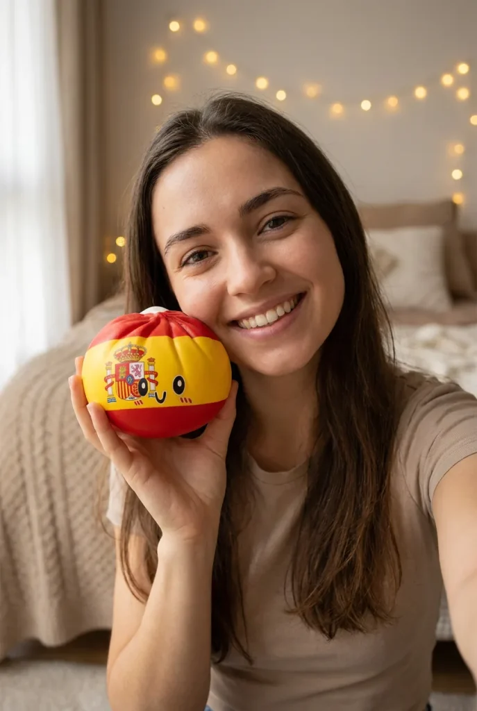 Squishy Flag Dumpling Spanien i vardagen