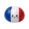France Flag Squishy Dumpling Blå Vit Röd — i klämmet, mjukt slow-rise-skum