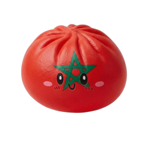 Flag Squishy Dumpling Marocko — i klämmet, mjukt slow-rise-skum