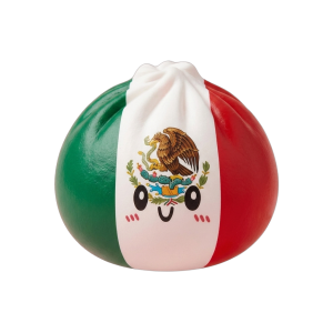 Flag Squishy Dumpling Mexiko — i klämmet, mjukt slow-rise-skum