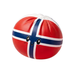 Flag Squishy Dumpling Norge — i klämmet, mjukt slow-rise-skum