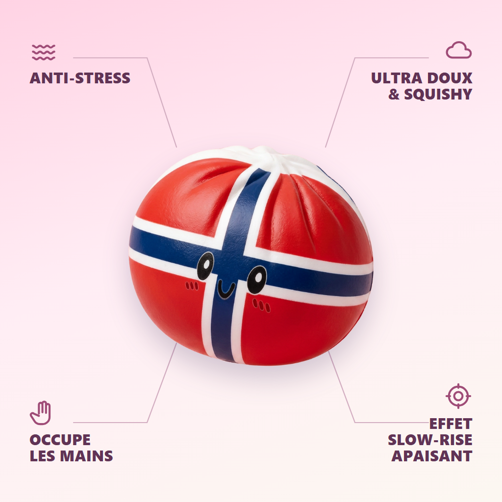 Flag Squishy Dumpling Norge — dess fördelar