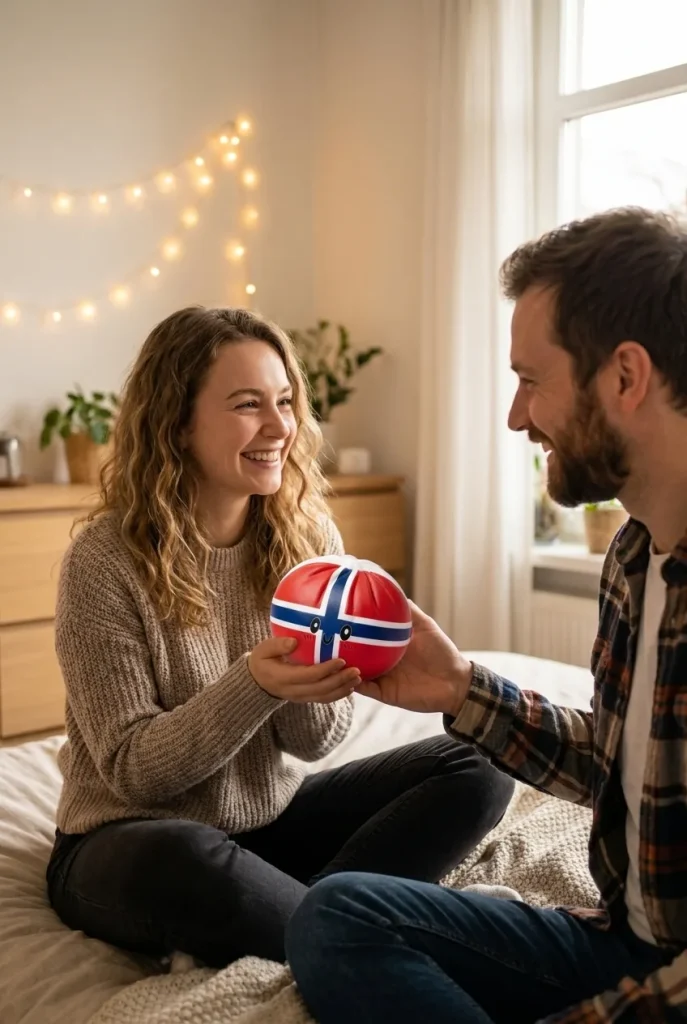 Flag Squishy Dumpling Norge som presenttips