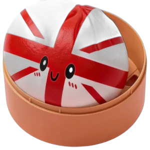 Flag Squishy Toy Storbritannien Dumpling — i klämmet, mjukt slow-rise-skum