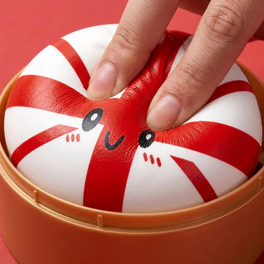 Flag Squishy Toy Storbritannien Dumpling — slow-rise-effekt, skummet återtar långsamt sin form