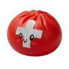 Flag Squishy Toy Schweiz Dumpling — i klämmet, mjukt slow-rise-skum