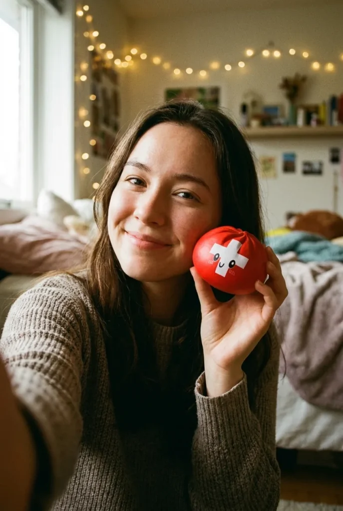 Flag Squishy Toy Schweiz Dumpling i vardagen