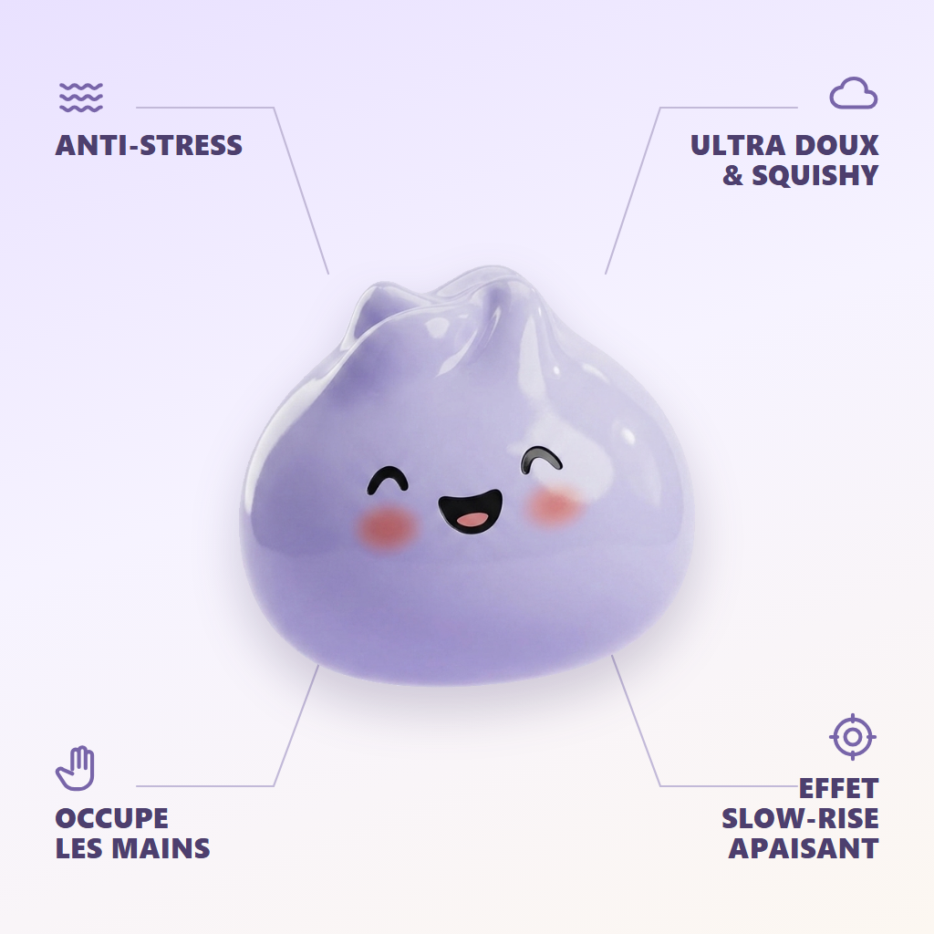 Dumpling Squishy Mystery Surprise Plysch — dess fördelar