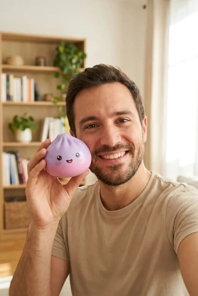 Dumpling Squishy Mystery Surprise Plysch i vardagen