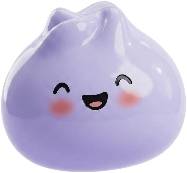 Dumpling Squishy Mystery Surprise Plysch — i klämmet, mjukt slow-rise-skum