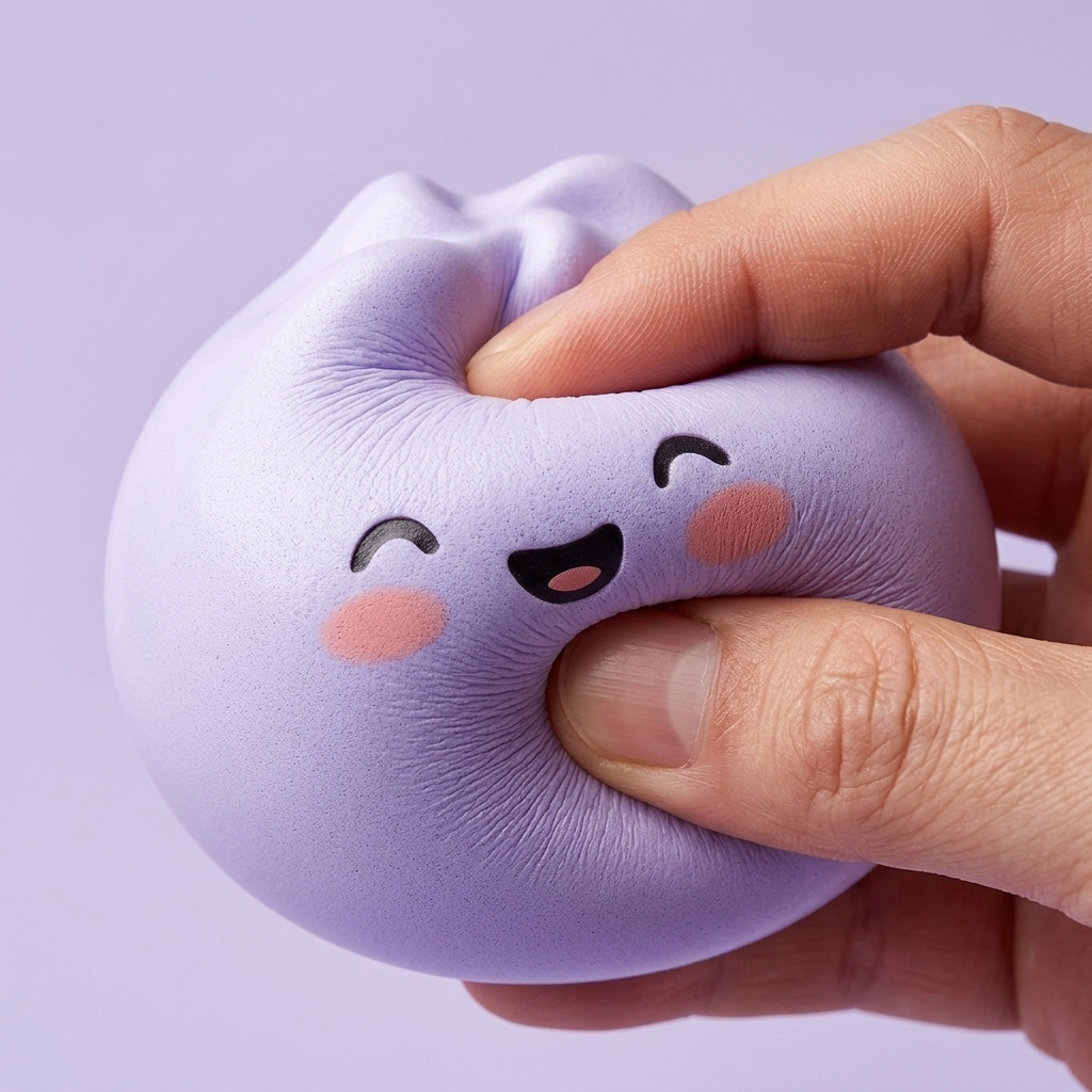 Dumpling Squishy Mystery Surprise Plysch — slow-rise-effekt, skummet återtar långsamt sin form