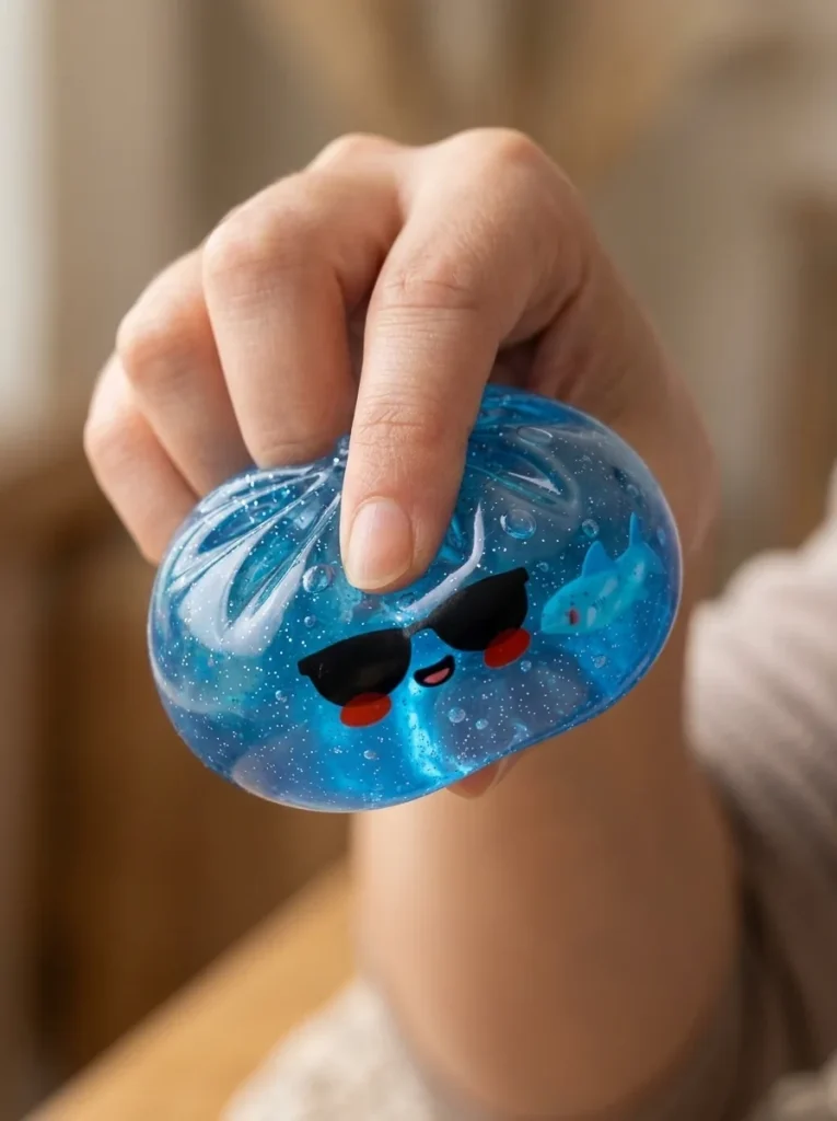 Dumpling Squishy Solglasögon med Bambusteamer mitt i klämmet