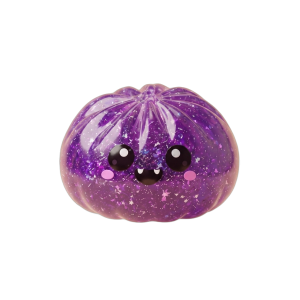 Vampire Glitter Dumpling Squishy Halloween Lila — i klämmet, mjukt slow-rise-skum