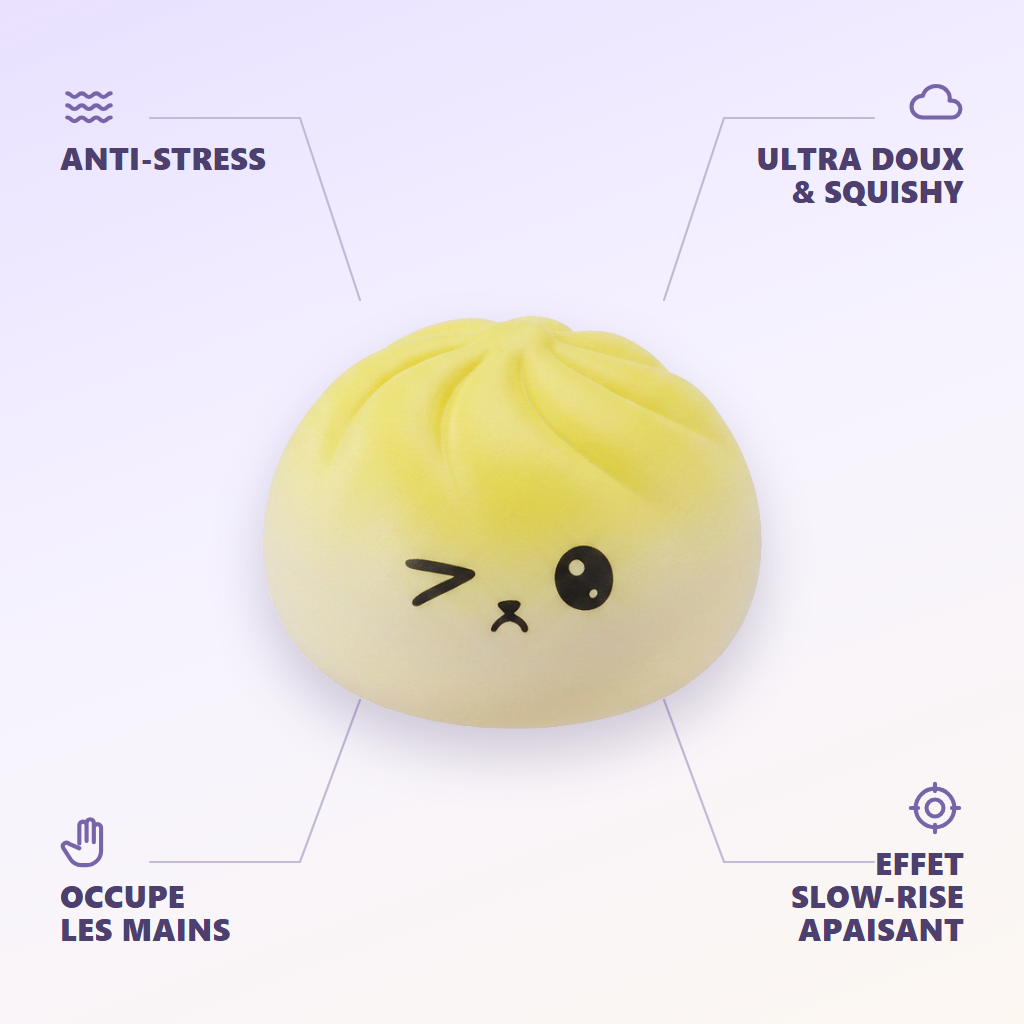 Mystery Dumpling Squishy Viral Överraskning — dess fördelar