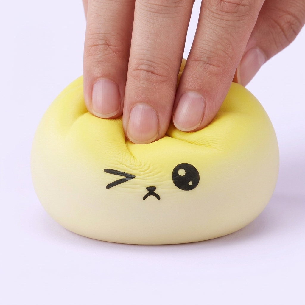 Mystery Dumpling Squishy Viral Överraskning — i klämmet, mjukt slow-rise-skum