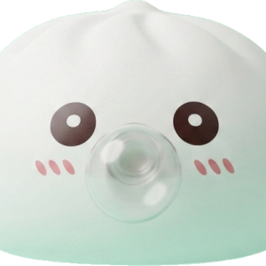 Giant Dumpling Squishy Molnvit — i klämmet, mjukt slow-rise-skum