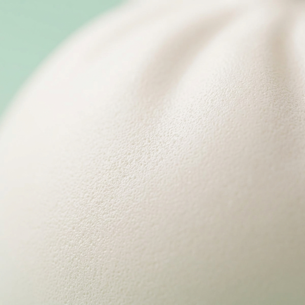 Giant Dumpling Squishy Molnvit — närbild på strukturen