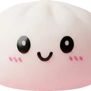 Dumpling Squishy Snövit — i klämmet, mjukt slow-rise-skum