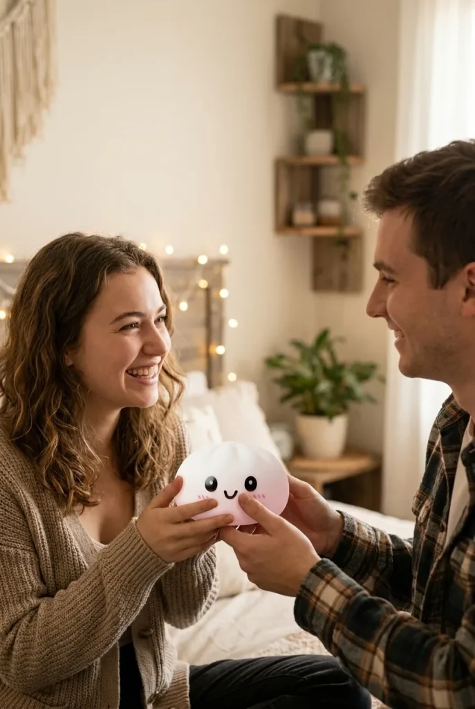 Dumpling Squishy Snövit som presenttips