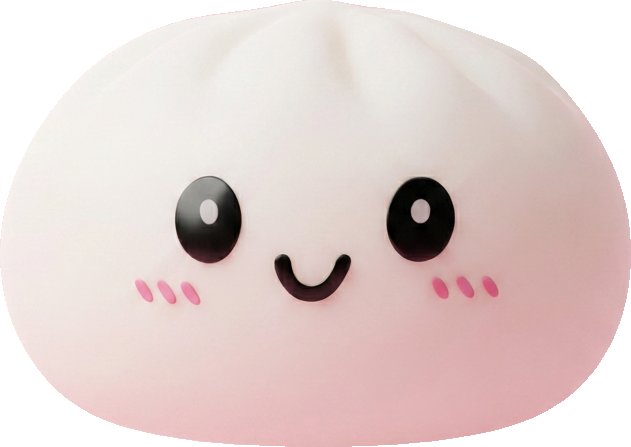 Dumpling Squishy Snövit — i klämmet, mjukt slow-rise-skum