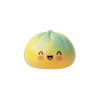 Yellow Fade Dumpling Squishy Gul Solnedgång — i klämmet, mjukt slow-rise-skum
