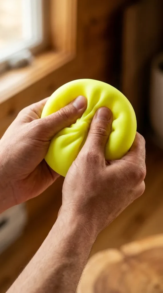 Solgul Dumpling Squishy Nattlampa mitt i klämmet